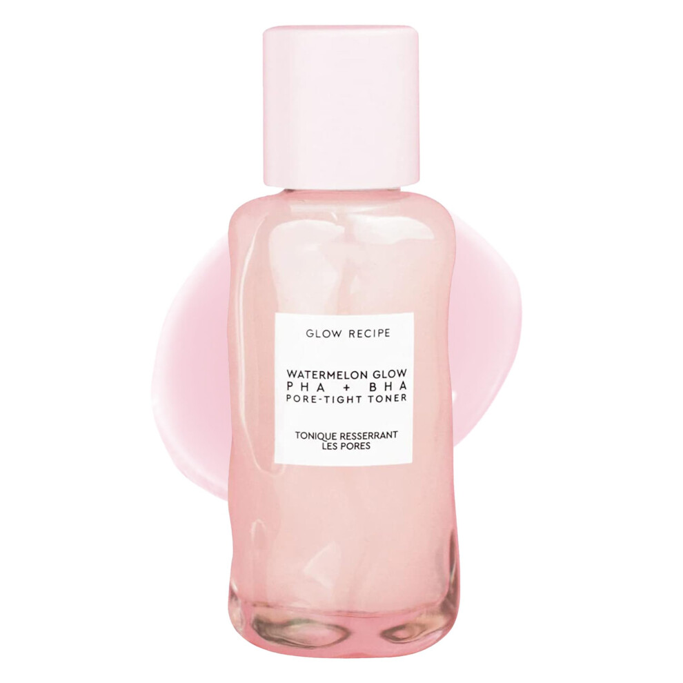 Glow Recipe PHA + BHA Face Toner - Facial Toner, Pore Minimizer & Gentle Face Exfoliant for Glass Skin - Exfoliating, Tightening & Hydrating Skin Care