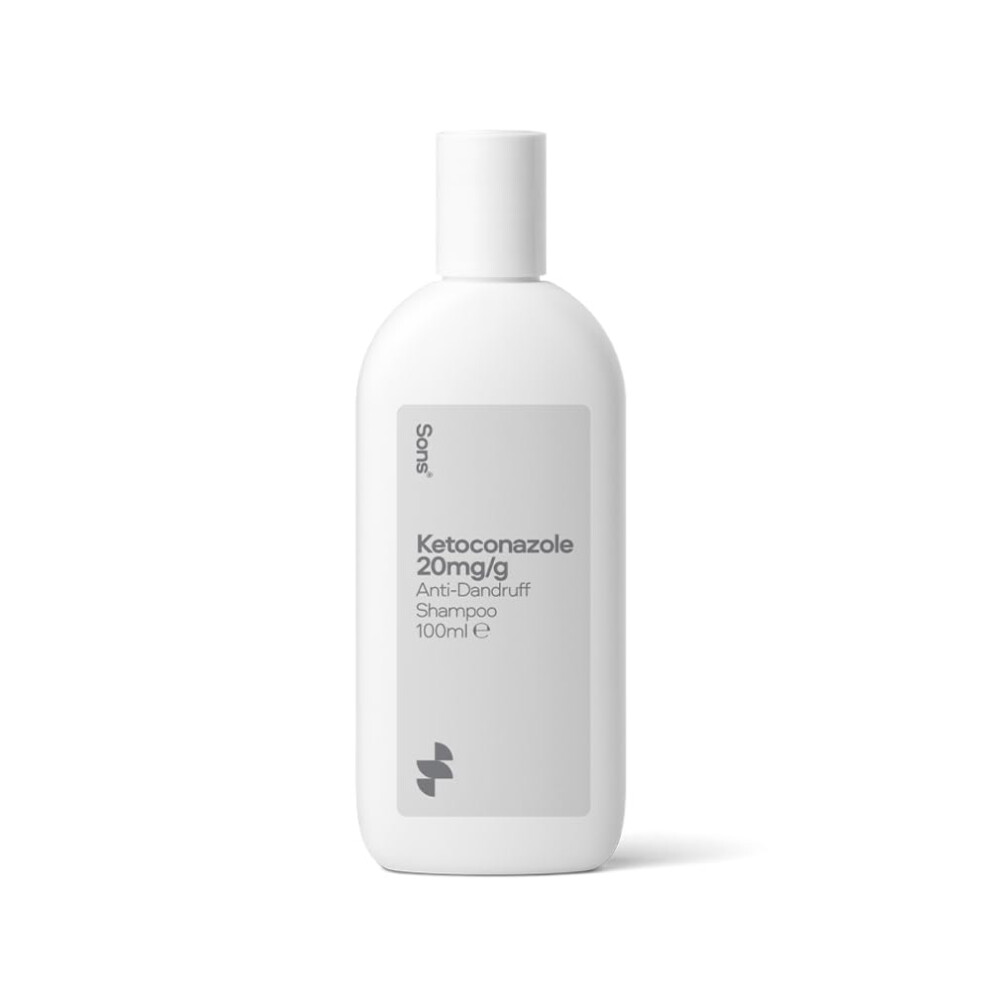 Sons Ketoconazole 20mg/g Anti-Dandruff Shampoo, Formula for the Prevention & Treatment of Dandruff, For relieving itching and redness,