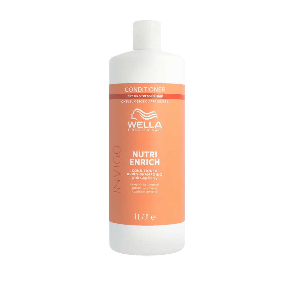 Wella Professionals Invigo Nutri Enrich Deep Nourishing Conditioner - Instant Deep Nourishment Anti-Frizz Conditioner With Vitamin E & Goji Berry -