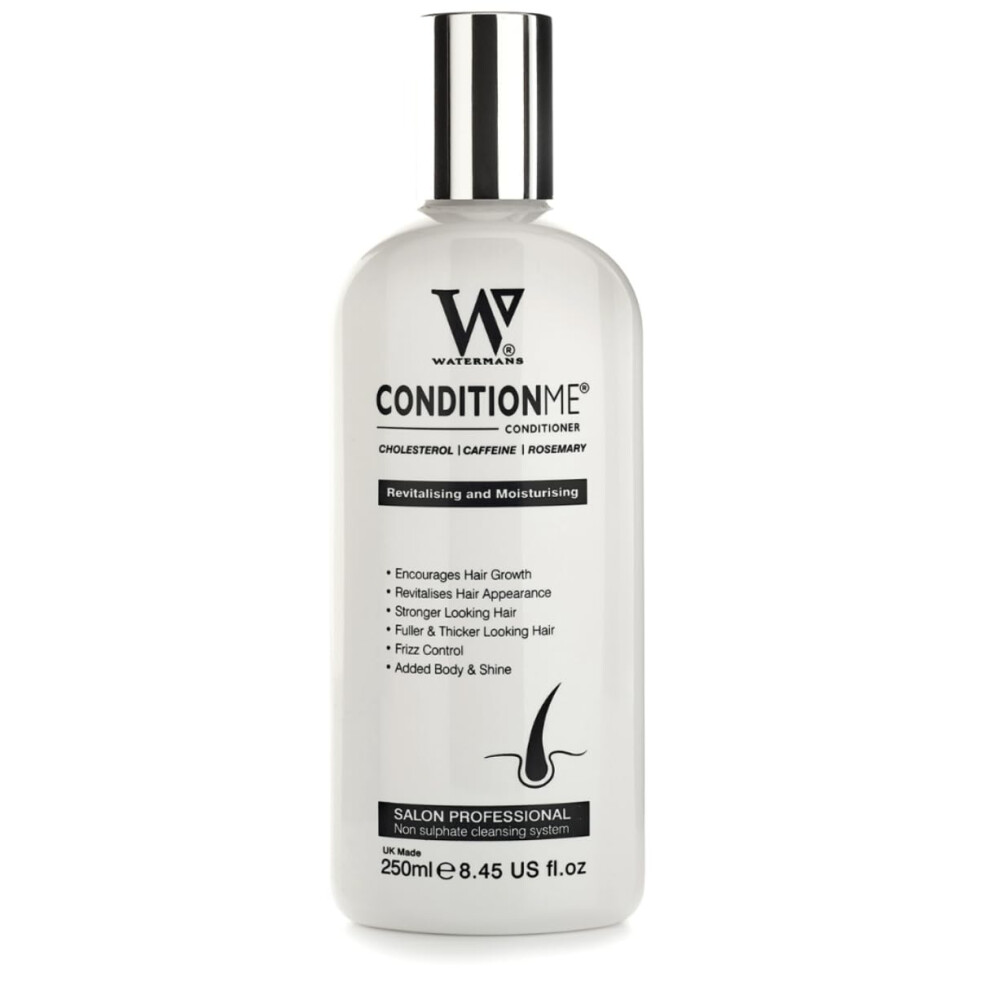 Watermans Hair Growth Conditioner - with Niacinamide, Shea Butter, and Rosemary - Suitable for All Hair Types Including Afro - Nourishing Treatment