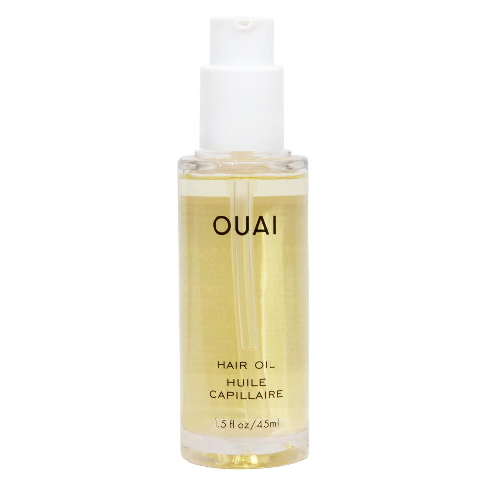 Ouai Hair Oil - Hair Heat Protectant Oil For Frizz Control - Adds Hair Shine And Smooths Split Ends - Color Safe Formula - Paraben, Phthalate And