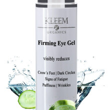 Anti Wrinkle Eye Gel for Dark Circles & Puffy eyes with Peptides and Niacinamide that Reduces Eye Bags, Crow's Feet, Fine Lines & Sagginess - Natural