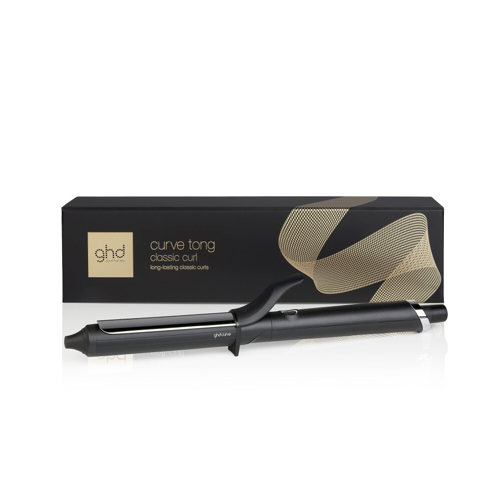 ghd Curve Classic Curl Tong - 26 mm Medium Barrel, Creates Classic Bouncy Curls or Loose Romantic Waves, Ultra-Zone Technology With Optimum Styling