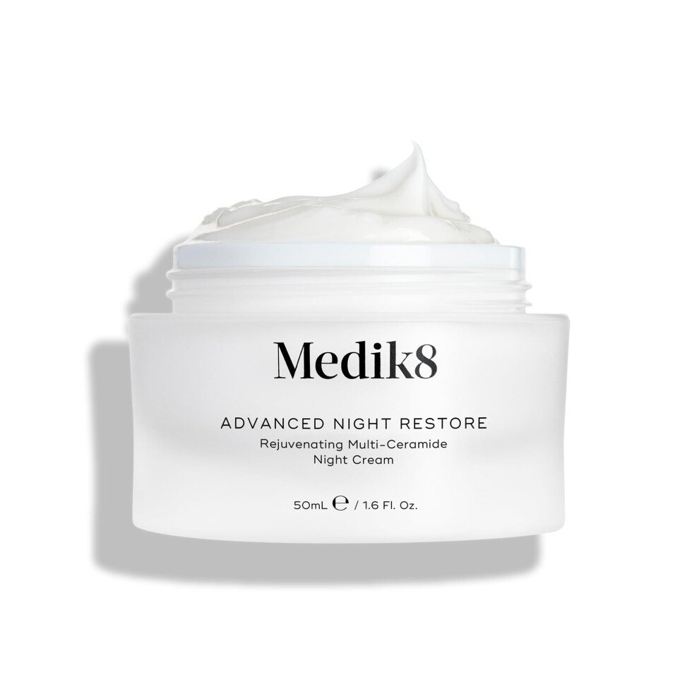 Medik8 Advanced Night Restore - Rejuvenating Multi-Ceramide Night Cream - Moisturiser - Deeply Nourish and Visibly Firm Your Complexion While You