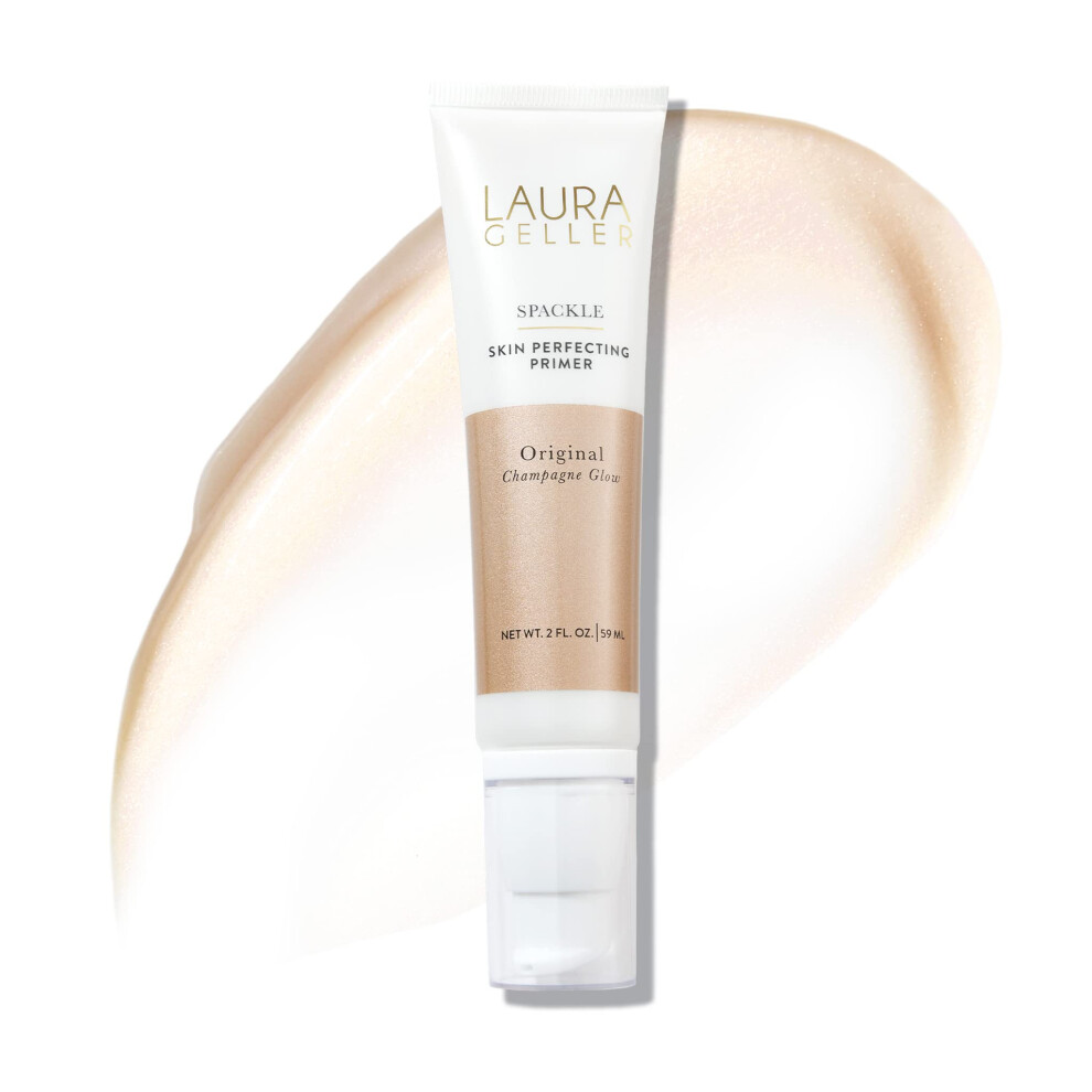 LAURA GELLER NEW YORK Spackle Super-Size (Champagne Glow) Lightweight Makeup Primer - Skin Perfecting Face Primer with Hyaluronic Acid for