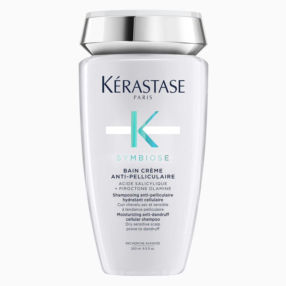 K?rastase Symbiose, Moisturising Anti-Dandruff Cellular Shampoo, For Dry, Sensitive Scalps Prone To Dandruff, Sulphate-Free, Silicone-Free, Bain Cr?me
