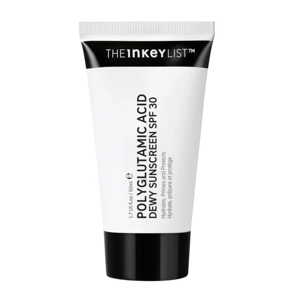 The INKEY List Polyglutamic Acid Dewy Sunscreen SPF 30 50ml, Primes and Protects, Non-Greasy, Vegan Friendly, Suitable For All Skin Types