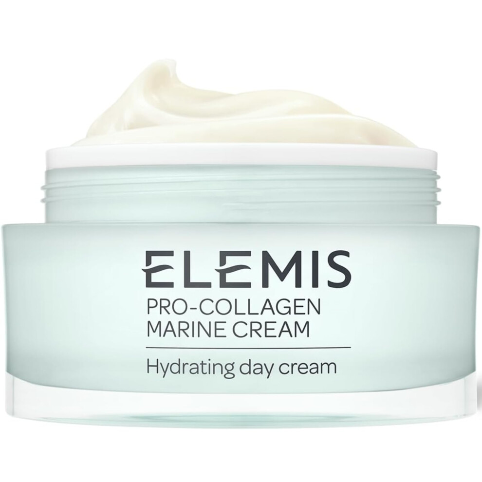 ELEMIS Pro-Collagen Marine Cream, Anti-Wrinkle Daily Face Moisturising Lotion, Hydrating Ultra-Light Gel-Cream Day Moisturiser Leaves Skin Smooth,