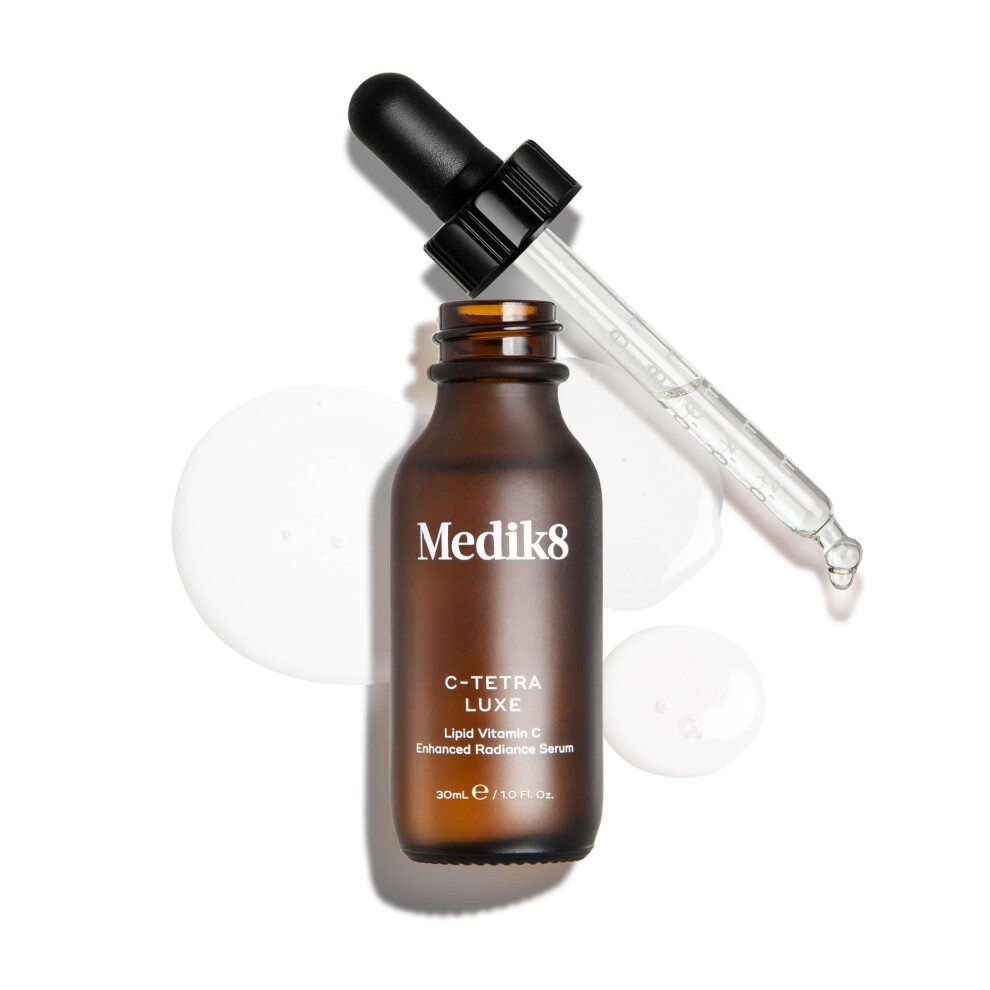 Medik8 C-Tetra Luxe - Lipid 14% Vitamin C Enhanced Radiance Serum -Smooths Fine Lines & Uneven Tone - Antioxidant & Nourishing - Dull, Dry Skin Types