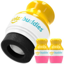 Solar Buddies Refillable Roll On Sponge Applicator For Kids, Adults, Families, Travel Size Holds 100ml Travel Friendly for Sunscreen, Suncream and