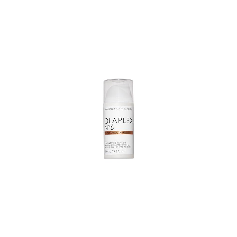 Olaplex No. 6 Bond Smoother, Leave-In Styling Hair Cream Treatment, Smooths, Conditions, & Strengthens, Frizz Control for Up to 72 Hours, For All Hair