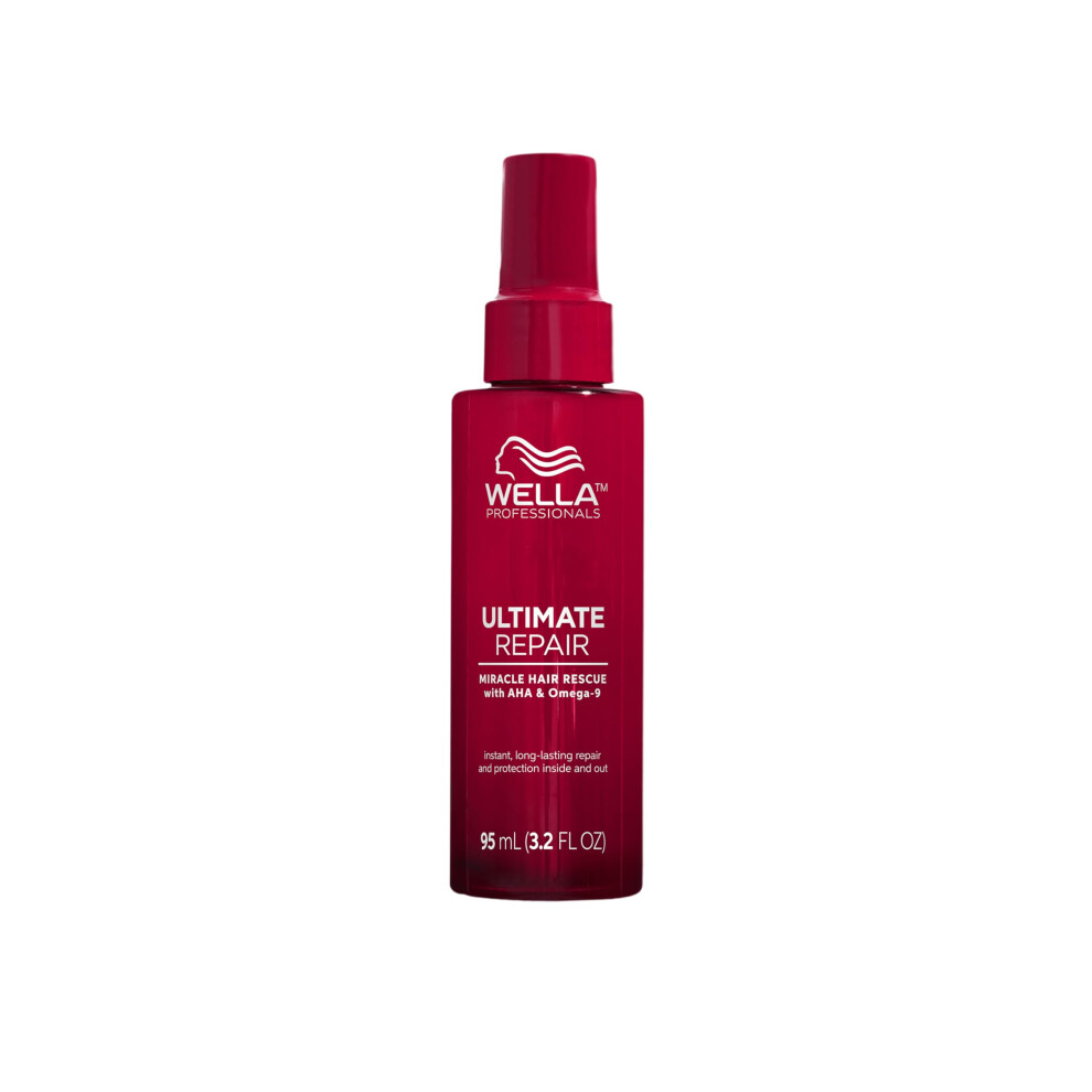 Wella Professionals Ultimate Repair Miracle Rescue Spray for Damaged Hair, Repairs Damage in 90 Seconds, with AHAs and Omega 9 to Rebuild and