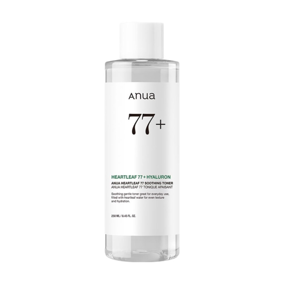 ANUA Heartleaf 77 Soothing Toner, Moisturizing & Calming Facial Toner for Glass Skin, Panthenol, Hyaluronic Acid, Hydration for Sensitive Skin, Vegan,