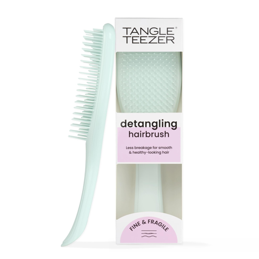 Tangle Teezer Ultimate Detangler Brush, Dry & Wet Hair Brush, Reduces Breakage for Colour-Treated, Fine, & Fragile Hair Types, Ice Blue