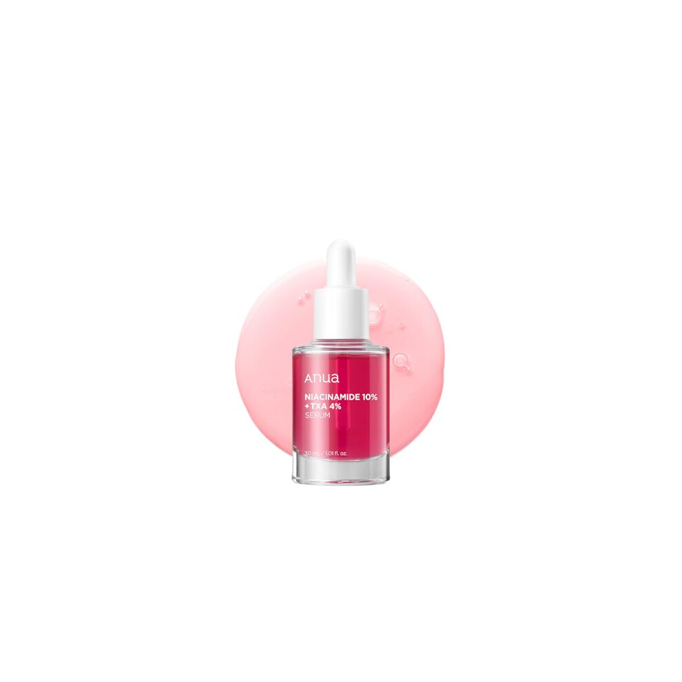 ANUA 10% Niacinamide+ 4% Tranexamic Acid Serum, Ceramide, Hyaluronic Acid, Vitamin B12 Natural color, Korean Glass Skin, Fragrance-Free, Korean