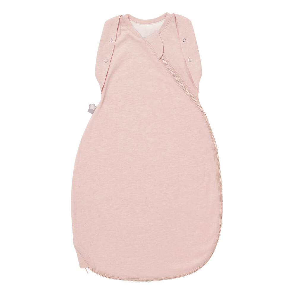 Tommee?Tippee?Baby Sleeping Bag for Newborns, The Original?Grobag Swaddle Bag, Hip-Healthy Design, Soft Cotton-Rich Fabric, 0-3m, 1.0 TOG, Blush