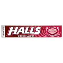12 x Halls Sugar Free Cherry Flavour 32g