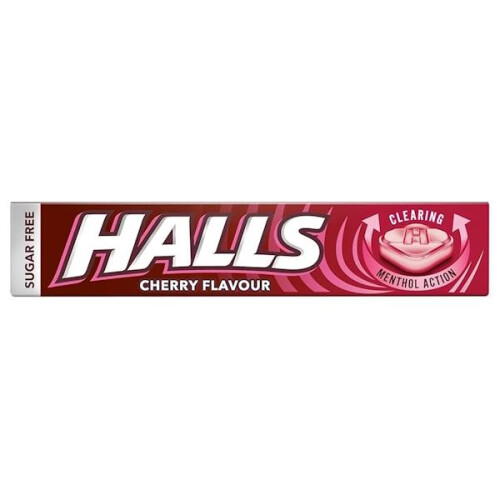 Halls 12 x Halls Sugar Free Cherry Flavour 32g