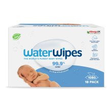 Plastic-Free Original Baby Wipes, 1080 Count (18 packs), 99.9% Water Based Wipes, Unscented for Sensitive Skin (Packaging may vary)