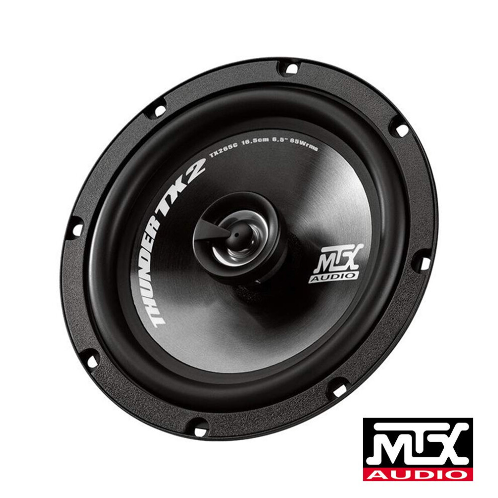 Photos - Car Speakers MTX Thunder Game Coaxial Speakers TX2 265C, 2-way 6.5 ", 260W, sensitivity of 92.5 db, Suspension Rubber, Black 