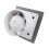 Bathroom Extractor Fan 100mm4" EI-100H with Humidity Smooth Chrome Finish Panel 3