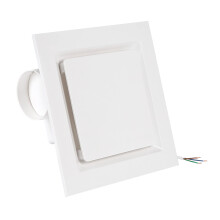 Ventilation Fan Ceiling Bathroom Exhaust Fan Extractor Fan (No Attic Access Required) (120 CFM 1.2 Sones) ?Style B?