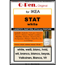Q-Pen Touch Up Paint for Ikea STAT White - White