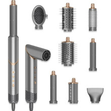 8 in 1 Hair Dryer Brush Set Air Hair Styler Curling Negative Ionic Foldable Hot Air Hair Dryer Brush, Hair Styling Tool for Curling Waves