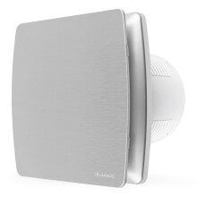 calimaero? BREEZE Bathroom Extractor Fan 100mm with Over-run And Backdraft Shutter, 4 inch Bathroom Fan with Humidity Sensor, Energy Efficient, Quiet,