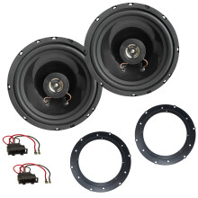 Sound-way Kit car speakers 120 watts - 16,5 cm front compatible with Volkswagen Golf V 5 / Touran/Jetta/Transporter