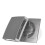 EUROPLAST Diameter 100mm Light Switch Activation Bathroom Extractor Fan - 4 inch Silver Extractor Fan with a front panel - Extractor fan Kitchen, 3
