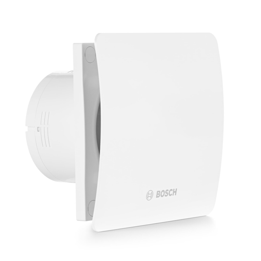 Bosch Bathroom Extractor Fan 1500 W 100 - for Ventilation in Bathroom and Toilet Against Moisture and Mould - With Light Switch Activation - 100mm