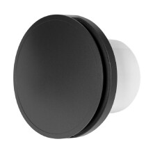 Europplast 100mm Round Bathroom Extractor Fan - 4 Inch, Silent, Anthracite, Ceiling & Wall Mounted