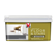 V33 Renovation Floor & Stairs Paint | High Resistance to Shocks and Abrasions | Anti-Stain Barrier for Reinforced Protection | Anthracite Grey Satin |