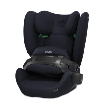 CYBEX Silver child car seat Pallas B2 i-Size, ISOFIX, Group 1/2/3 (9-50 kg), From approx. 15 months to 12 years, Incl. cup holder, Blue Moon