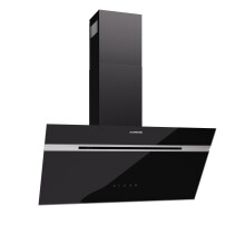 KLARSTEIN Alina Cooker Hood - 80cm Extractor Hood, 600 m?/h Air Flow, A Energy Efficiency, Touch Control, LED Lighting, Quiet 69 dB, Ducted &