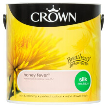 Crown Breatheasy Emulsion Paint - Silk - Honey Fever - 2.5L