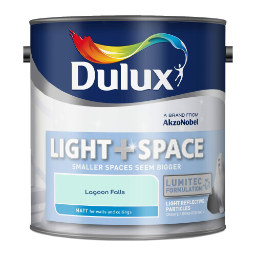 Dulux Dulux Light & Space Matt Emulsion Paint - Lagoon Falls - 2.5L 1