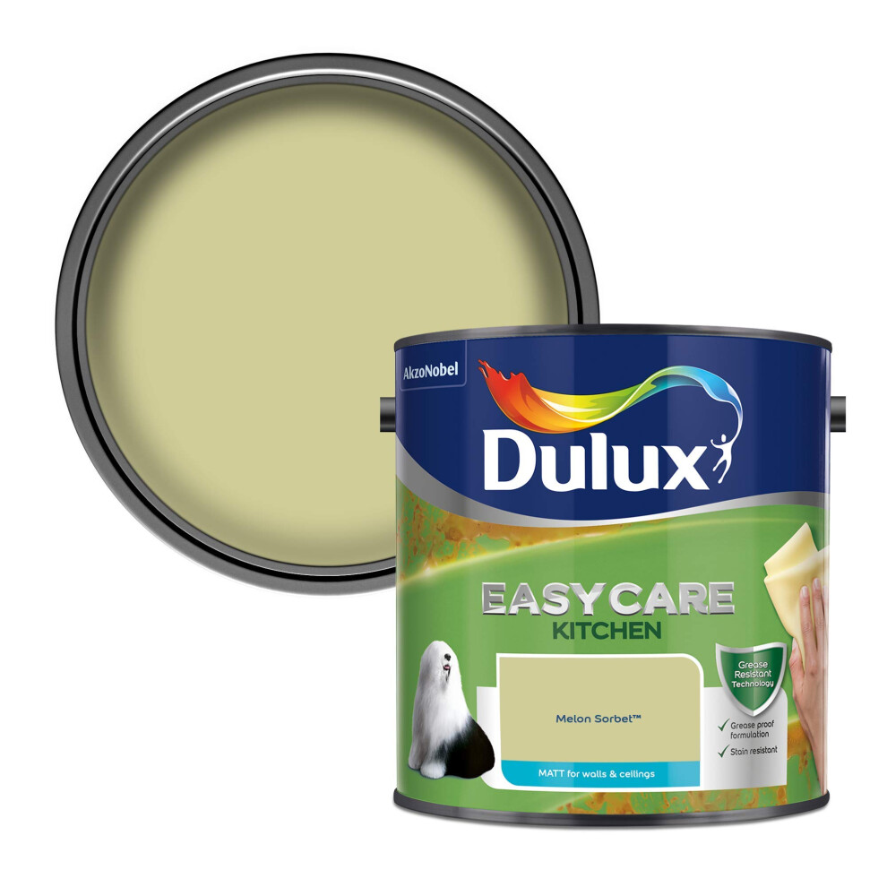 Dulux Easycare Kitchen Matt Emulsion Paint - Melon Sorbet - 2.5L