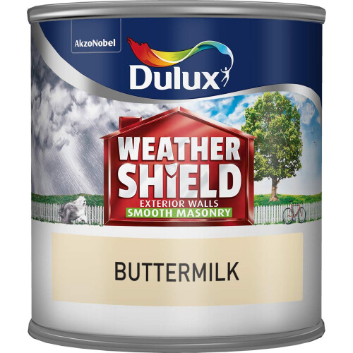 Dulux Dulux Weathershield Smooth Masonry 250ml BUTTERMILK