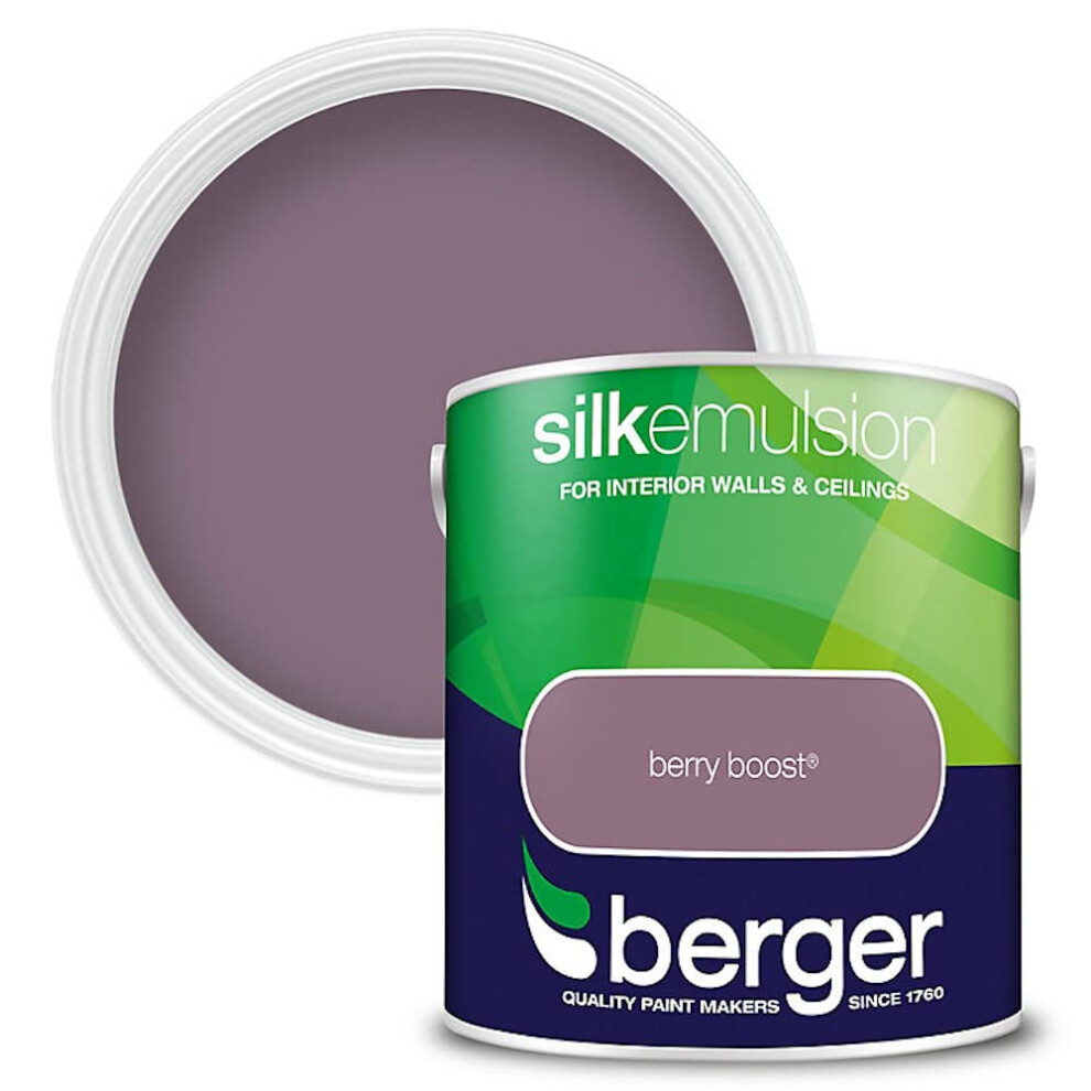 Berger Silk Emulsion 2.5L Berry Boost 5010131550102