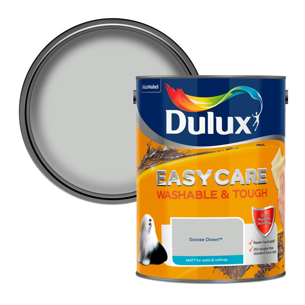 Dulux Easycare W &T Matt Goose Down 5L - Image 3
