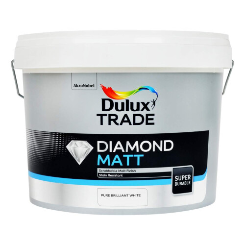 Dulux Dulux Diamond Matt (Pure Brilliant White)-10 L