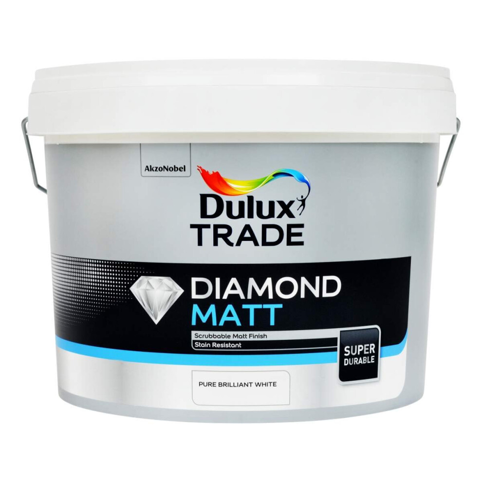 Dulux Diamond Matt (Pure Brilliant White)-10 L