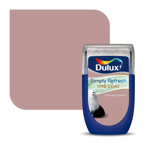 Dulux Dulux Simply Refresh Tester Paint - Pressed Petal - 30ML, 5382968
