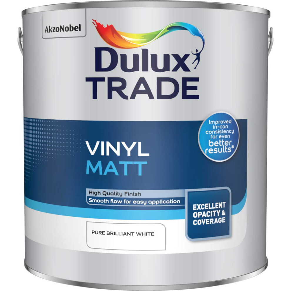 Dulux Trade Vinyl Matt PBW 2.5L