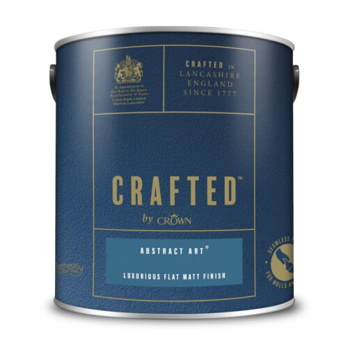 Crown Crown Crafted Luxurious Flat Matt Abstract Art 2.5L