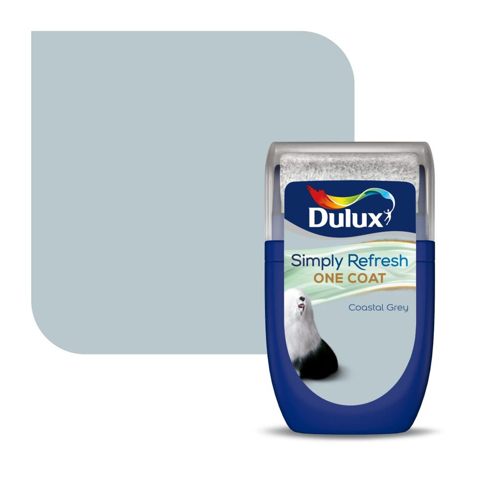Dulux Simply Refresh One Coat Tester Paint - Coastal Grey - 30ML