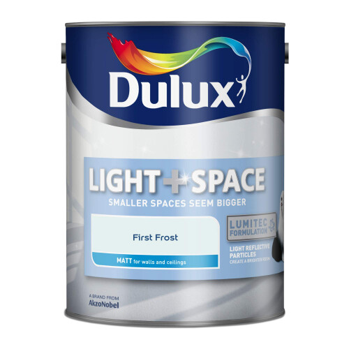 Dulux Dulux Light & Space Matt Emulsion Paint - First Frost - 5L 1