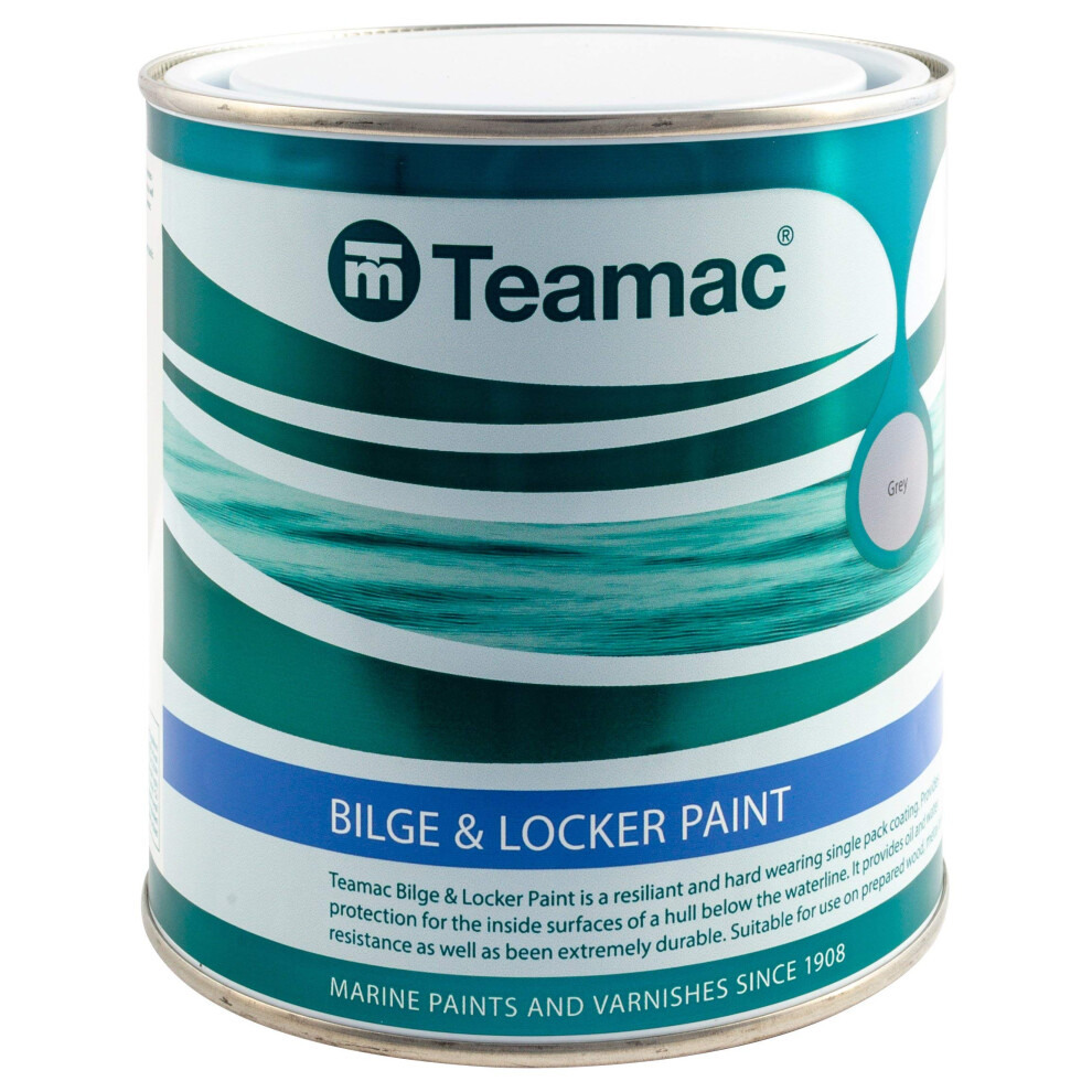 Teamac Bilge Paint Grey 2.5 Litre 5021887018518